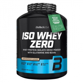 BioTechUSA Iso Whey Zero lactose free (cookies & cream) tejsavó fehérjepor 2270g