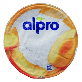 Alpro szójagurt (őszibarackos) 150g