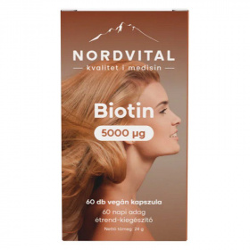 Nordvital Biotin (B7-vitamin) kapszula 60db