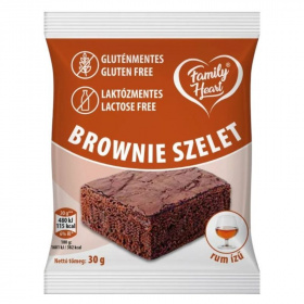 Family Heart brownie szelet rum ízű 30g