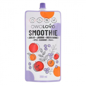 Owolovo smoothie alma-kékáfonya-őszibarack 250ml