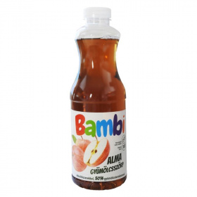 Bambi Light gyümölcs szörp alma 1000ml