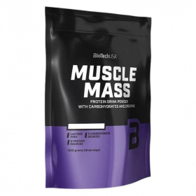 BioTechUSA Muscle Mass (vanília) fehérjepor 1000g